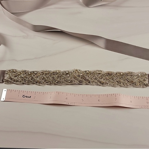 Crystal Ribbon Belt - Picture 2 of 3